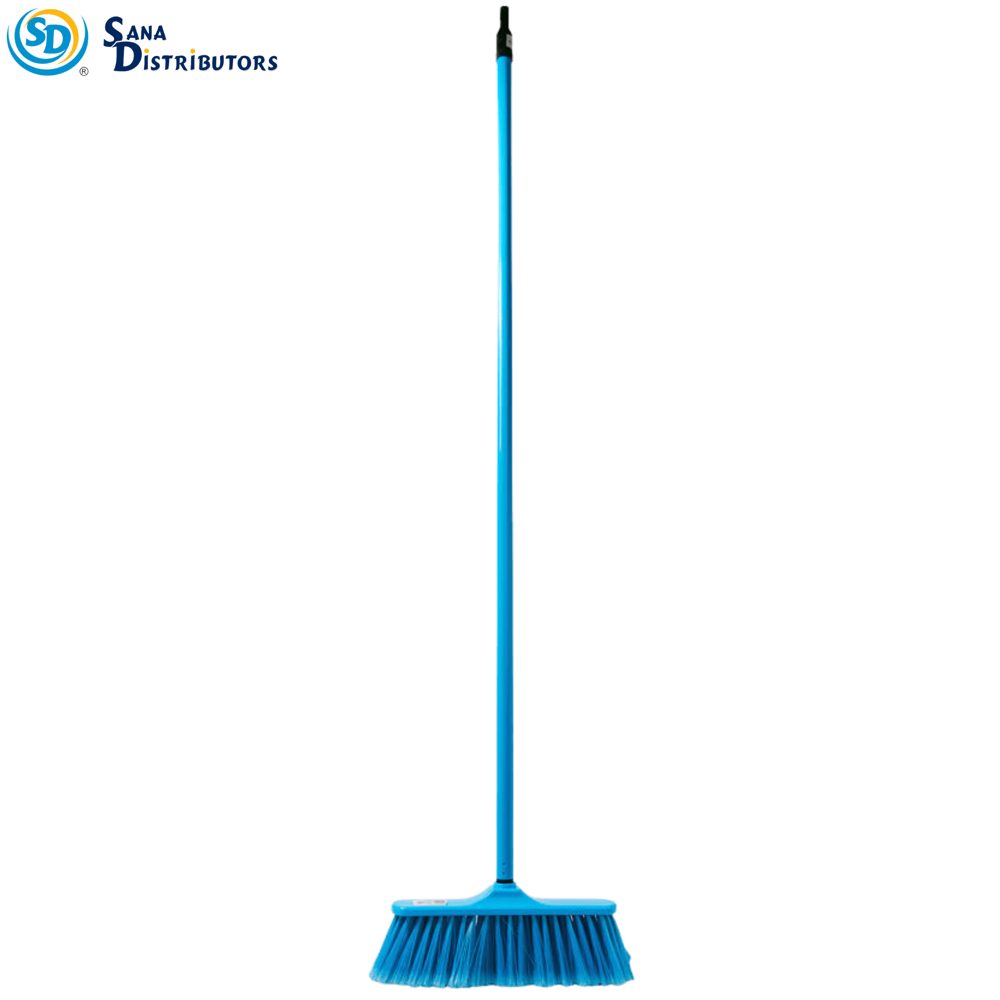 Plastic Broom 51" - Assorted Colours
