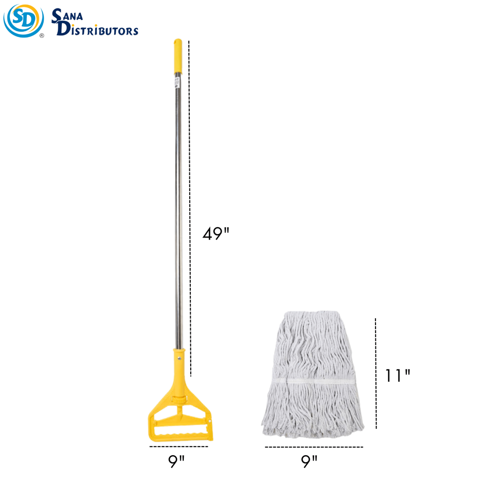 Mop with Steel Handle 49"