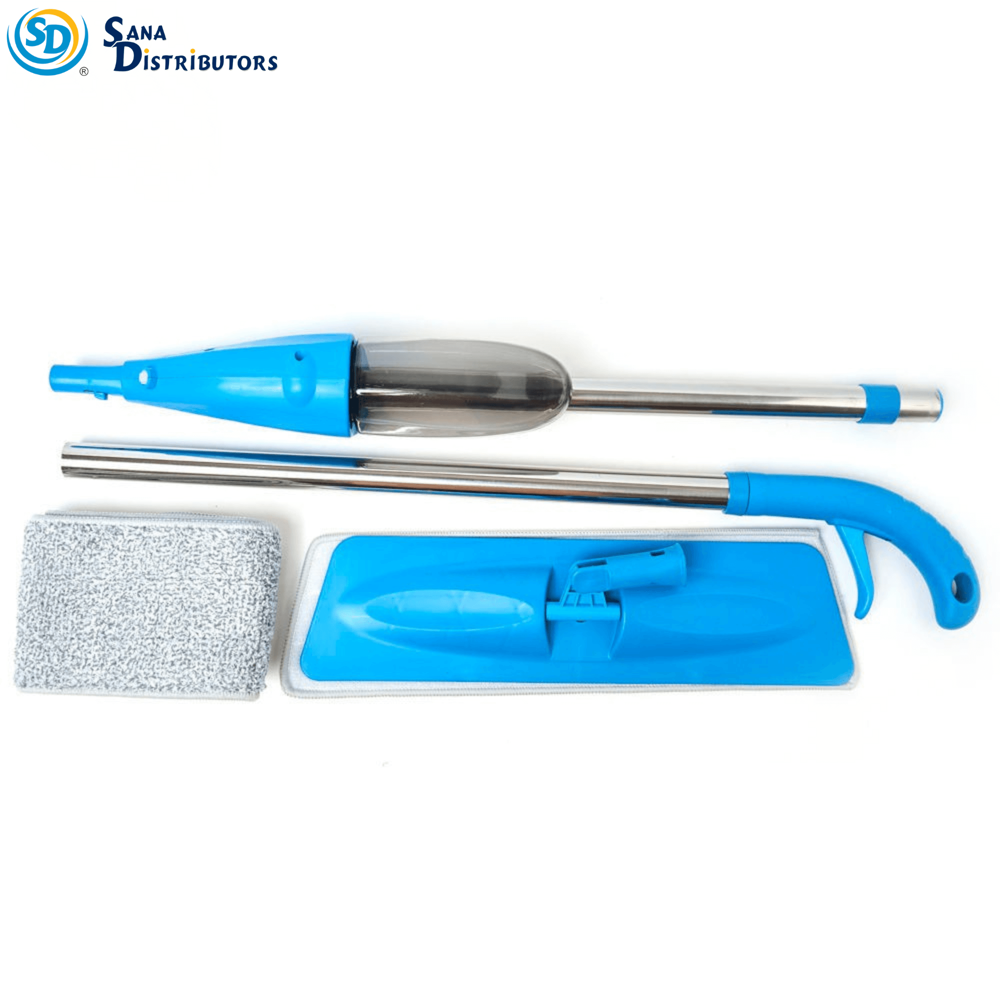 Spray Mop - Flat Head & Steel Handle 49"