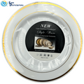 Plastic Plate Gold 10" 3 Pcs