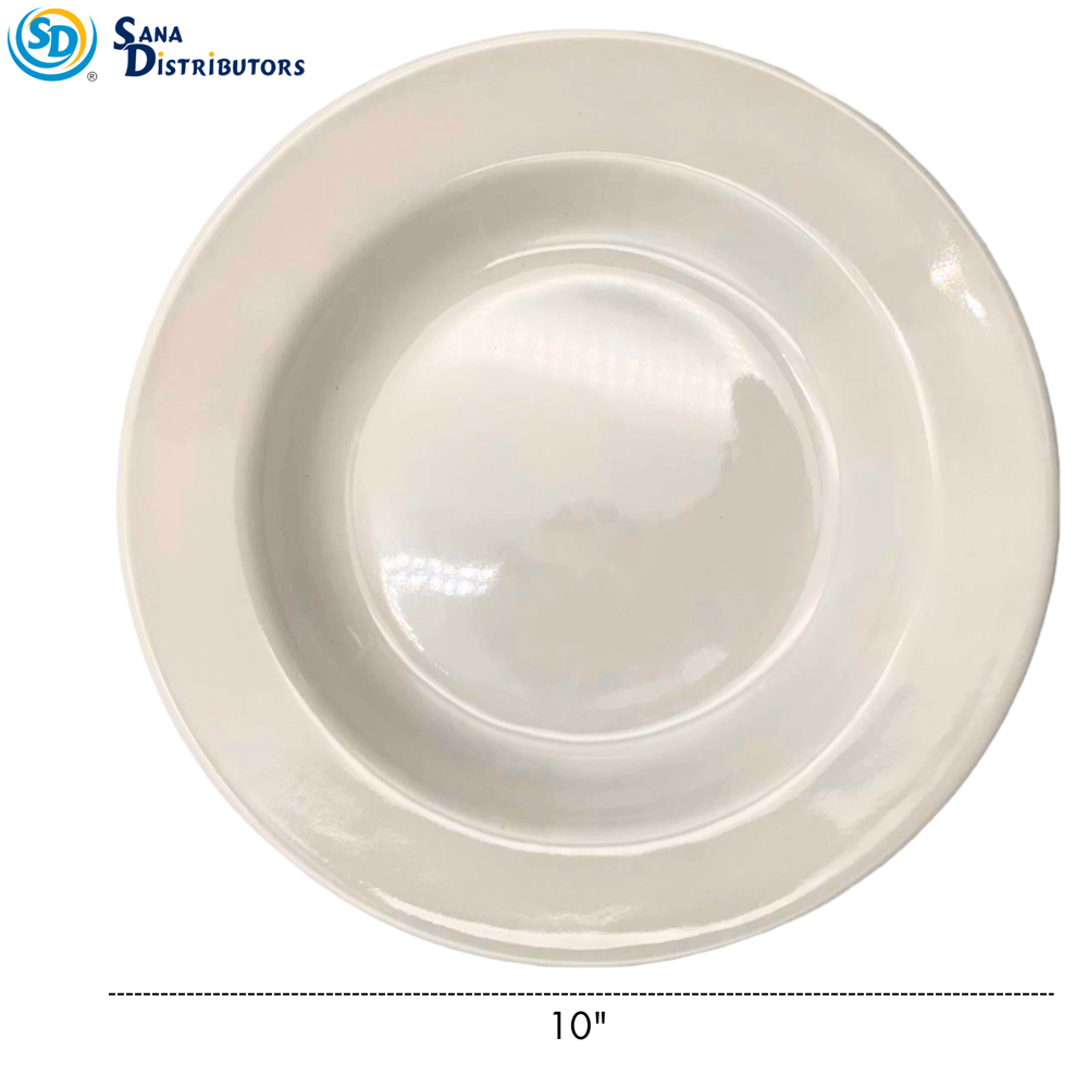 Melamine Plate Deep 10"