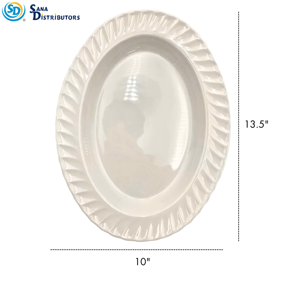 Melamine Plate Deep- 10" x 13.5"