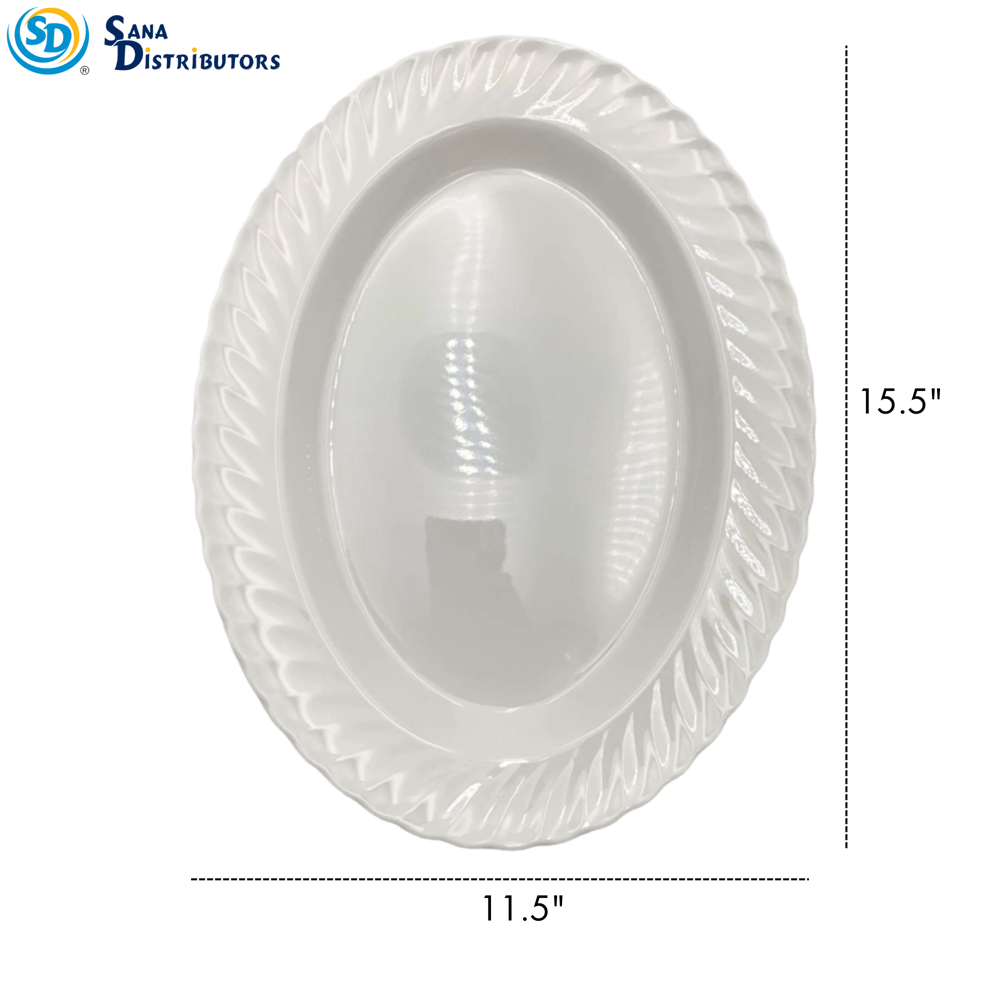 Melamine Plate Deep- 11.5" x 15.5"