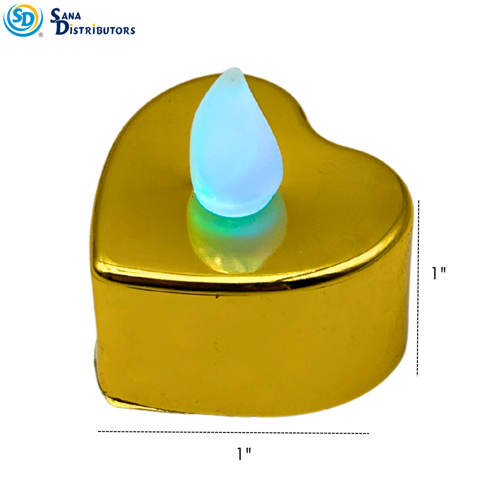 LED Colorful Candles 24pcs 10"x6" ($8.40 for 24pcs)