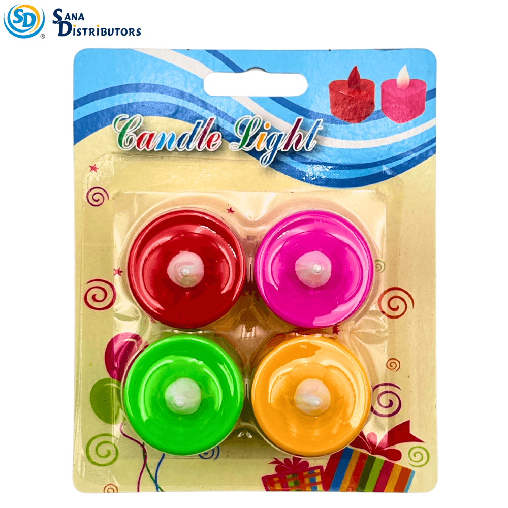 LED Candle 4 Pcs 5"x4"