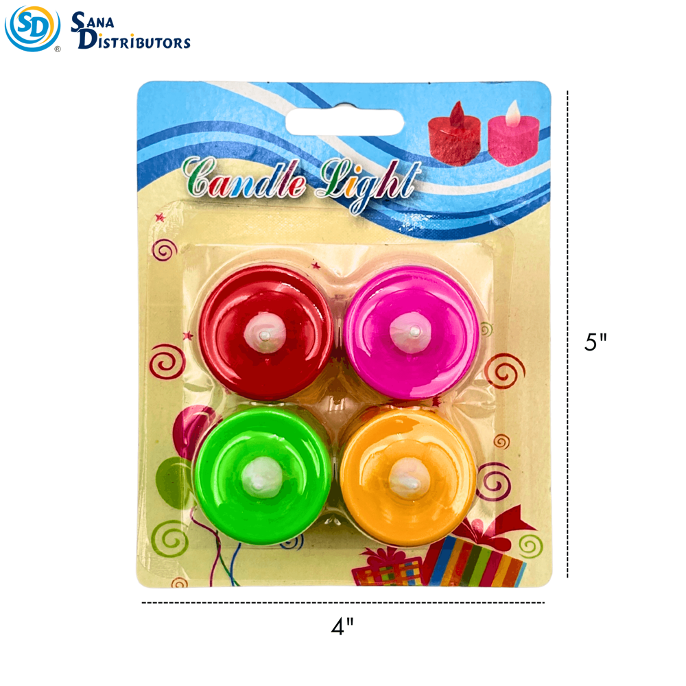LED Candle 4 Pcs 5"x4"