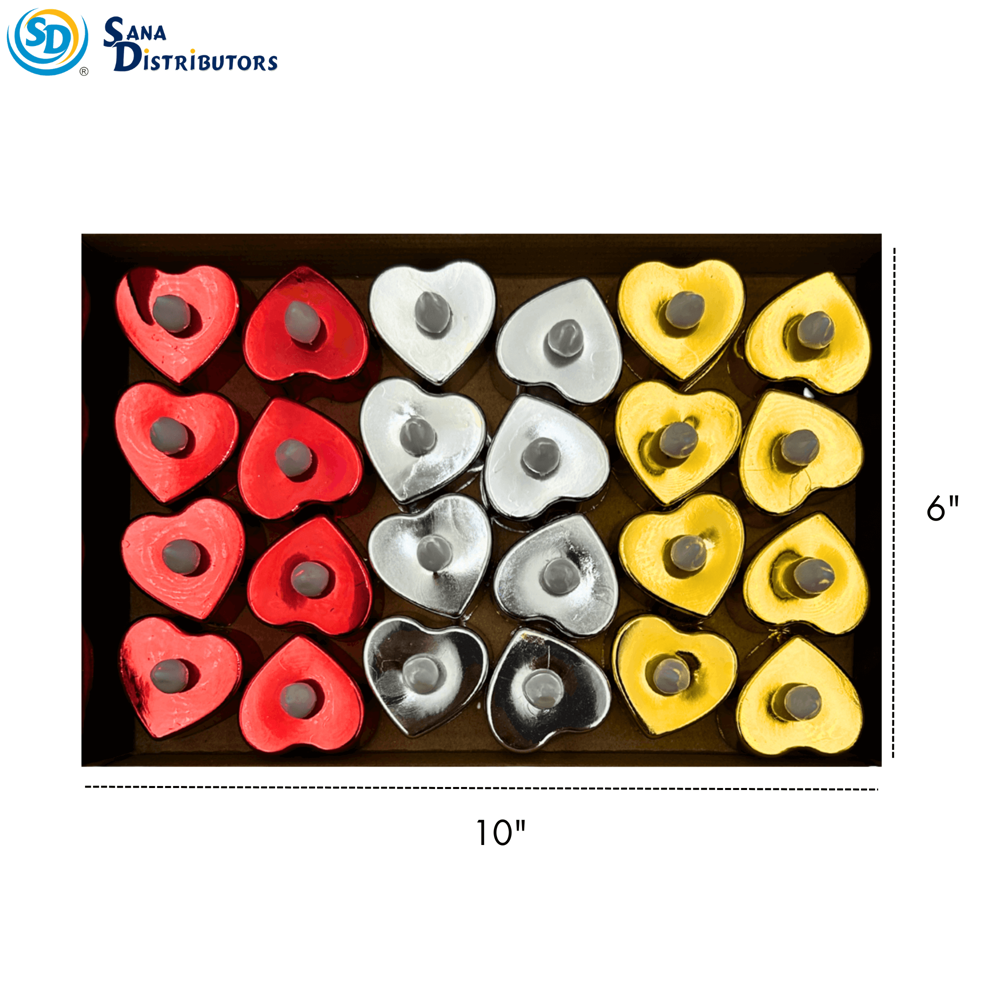 LED Colorful Candles 24pcs 10"x6" ($8.40 for 24pcs)