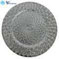 Plastic Plate Silver 13"