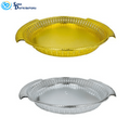 Plastic Plate 19" Gold,silver- Each