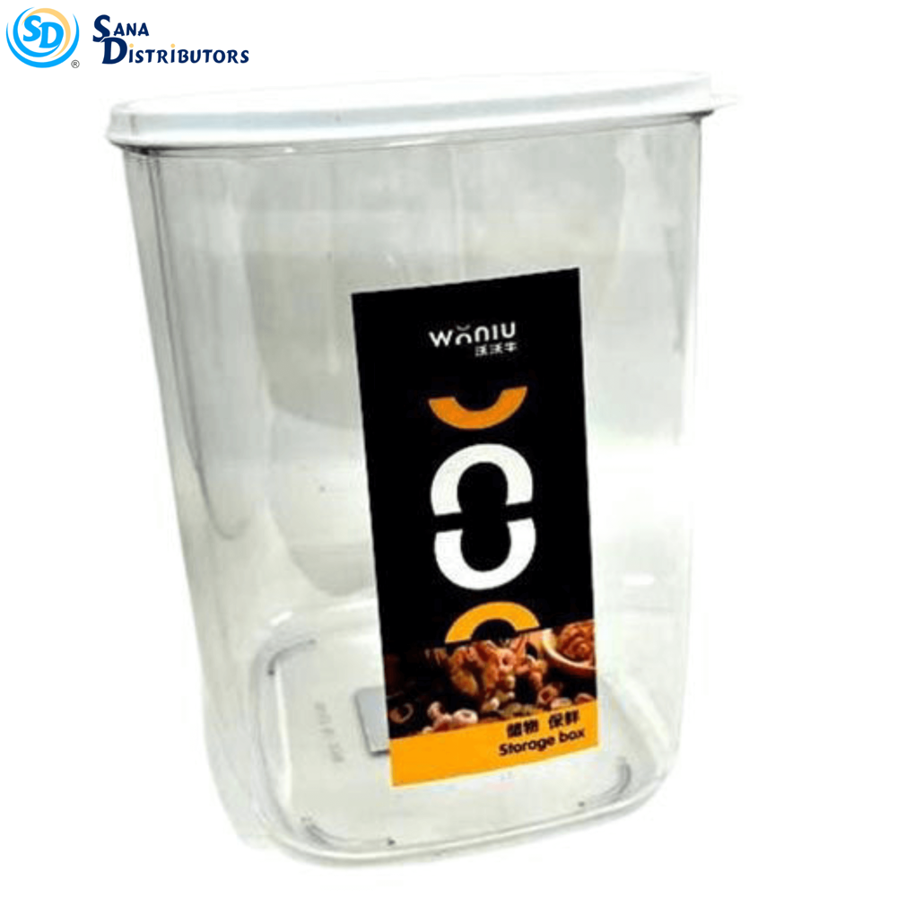 Plastic Storage Box - Large (H - 7" x L - 7" x W - 5.5")