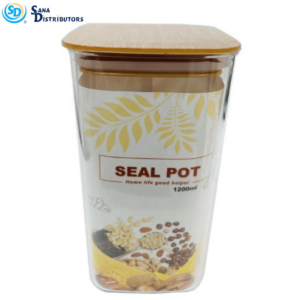 Seal Pot Brown Lid 20x10M 1200 mL
