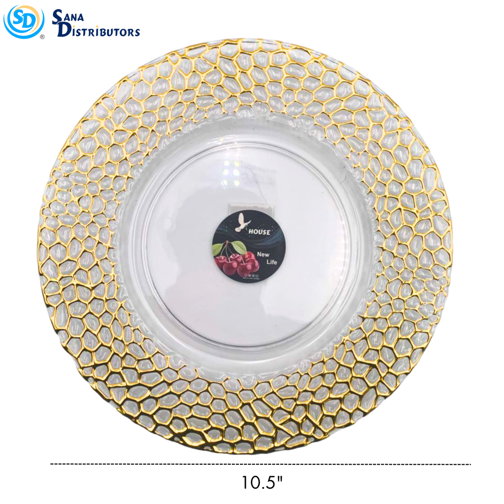 Plastic Plate- Round- 10.5"