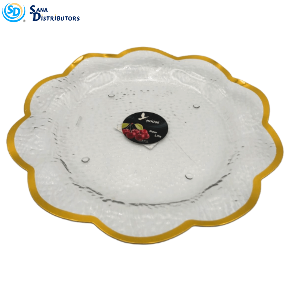 Plastic Plate- 10.5" x 10.5"