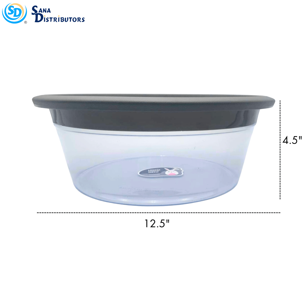Plastic Basin Clear Small 12.5" x 4.5"