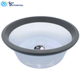 Plastic Basin Clear Large 15" x 5.5"