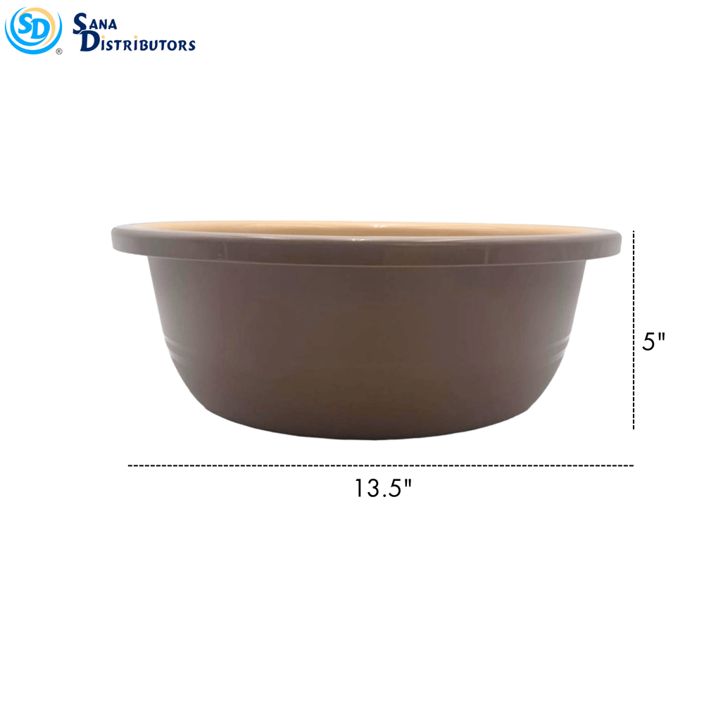 Plastic Basin Solid 13.5" x 5"