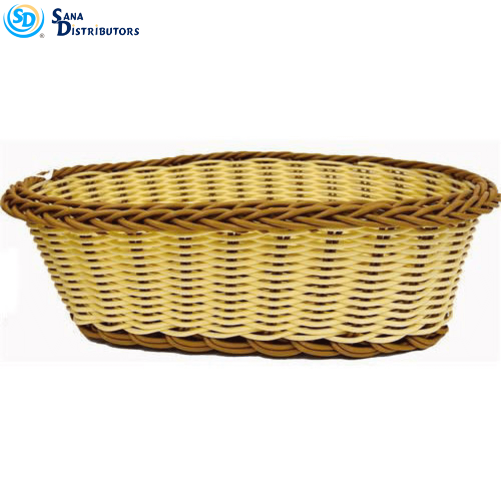 Plastic Basket Ellipse [7.5" x 10" x 3"]