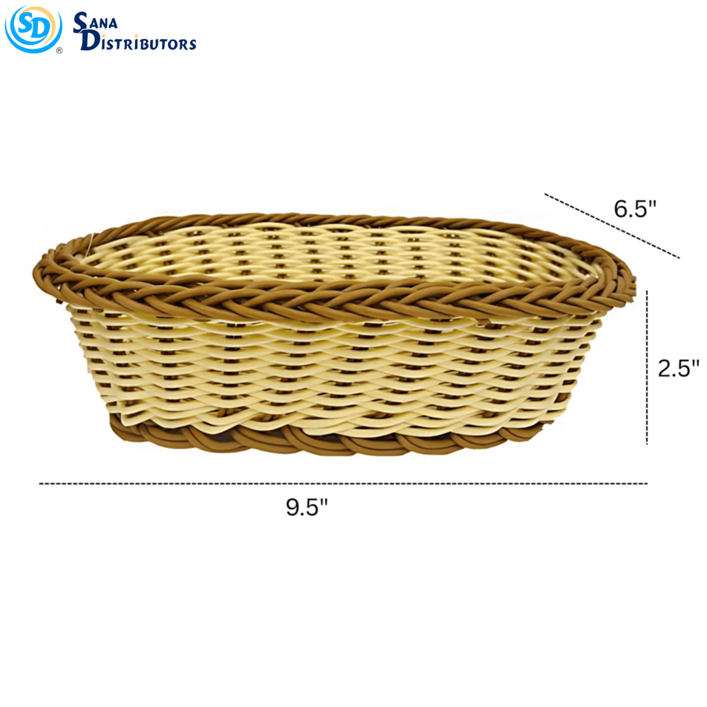 Plastic Basket [9.5" x 6.5" x 2.5"]
