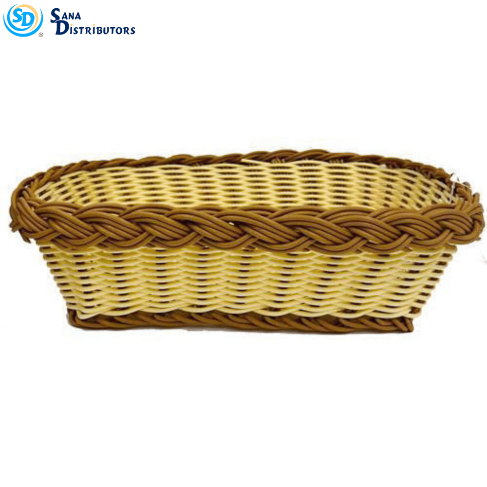 Plastic Rectangular Basket [10.5" x 8" x 3"]