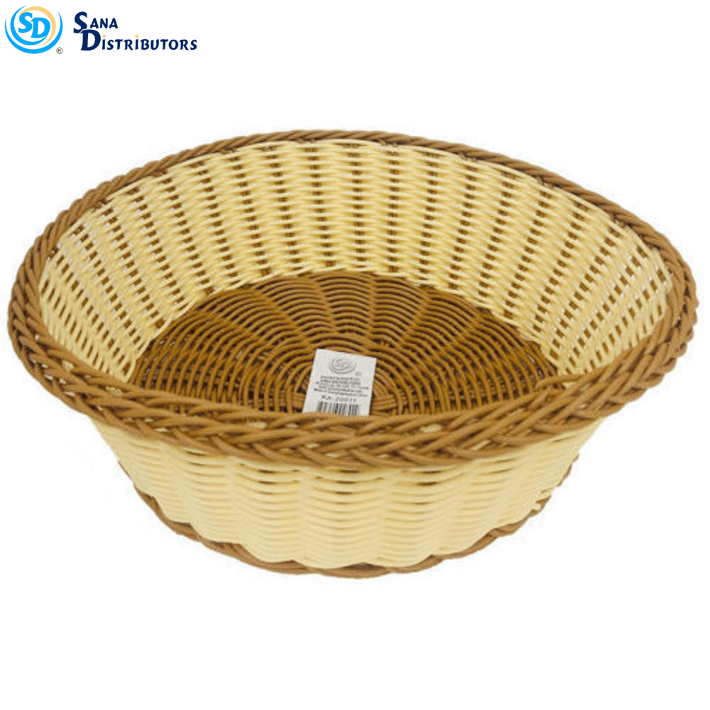 Wooden Basket 10.5"x4" - Round
