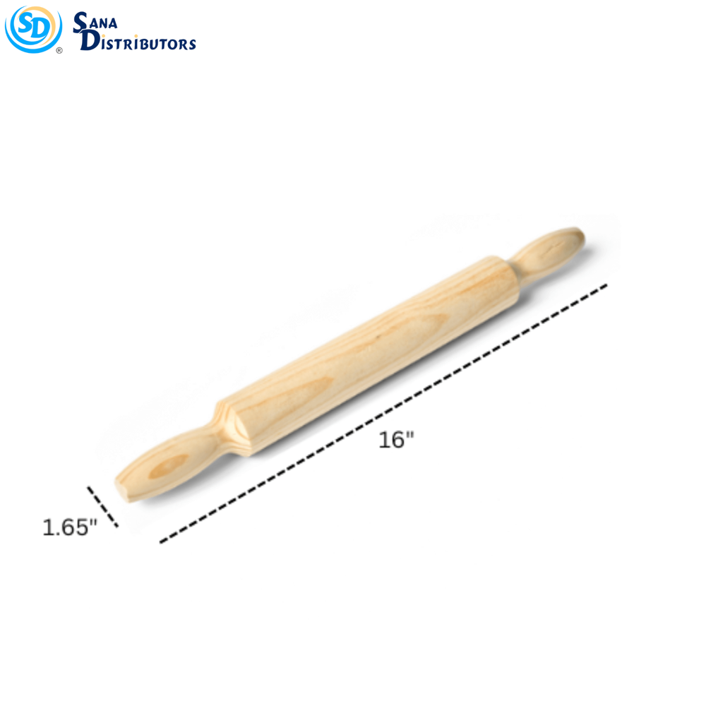 Wooden Rolling Pin [1.65" x 16"]