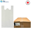 Sd s-4 Plastic Shopping Bags White 17" x 21" Made in Canada