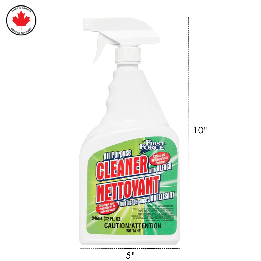 First Force All Purpose Cleaner W/ Bleach 946 mL ($15.48 for 12pcs