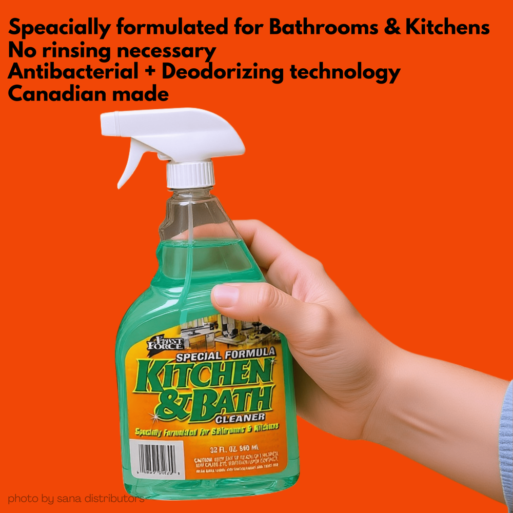 First Force Kitchen & Bath Clnr 946 mL ($15.48 for 12pcs