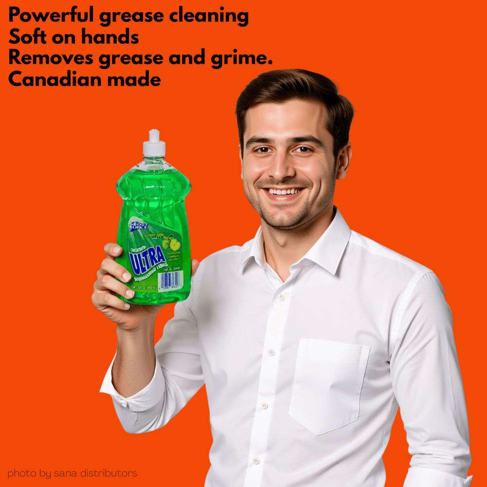 First Force Dish Soap Green Apple 828 mL ($15.48 for 12pcs)