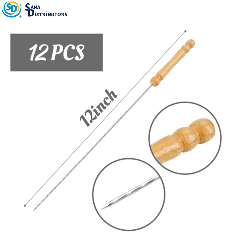 Bbq Skewer 12" 12pcs