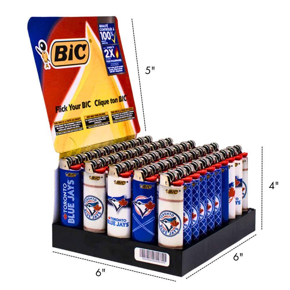 Bic Lighter Large - Toronto Blue Jays 50pcs