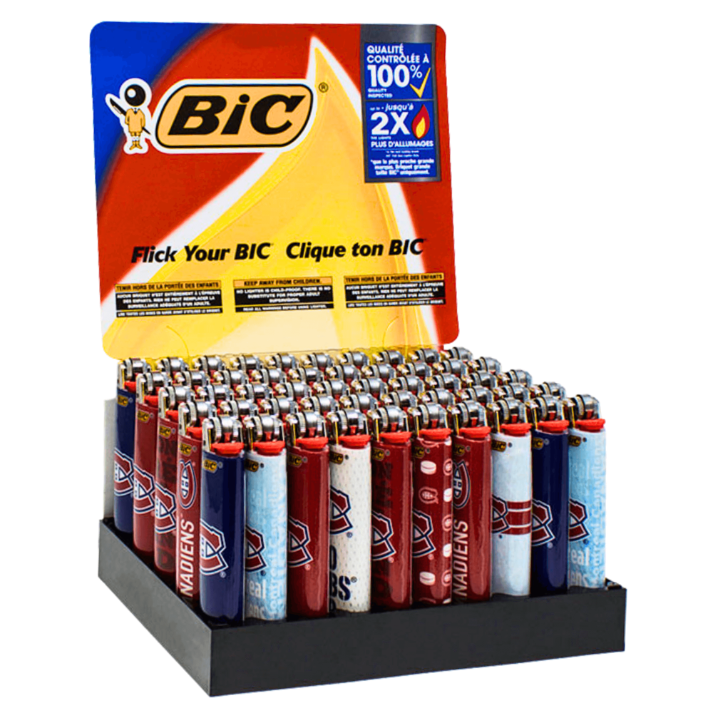 Bic Lighter Large - Montreal Canadiens 50pcs