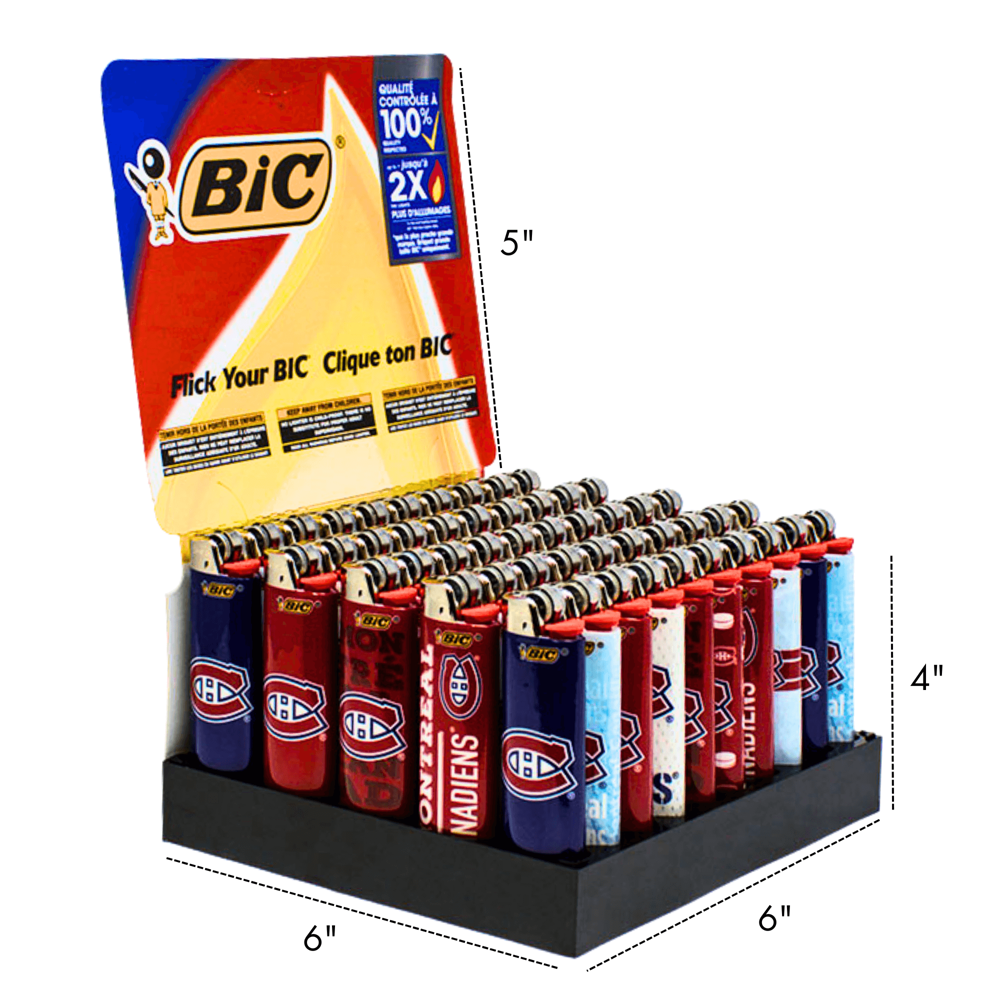 Bic Lighter Large - Montreal Canadiens 50pcs