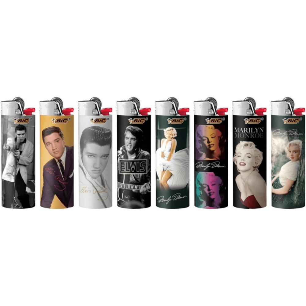 Bic Lighter Large - Icons 50pcs