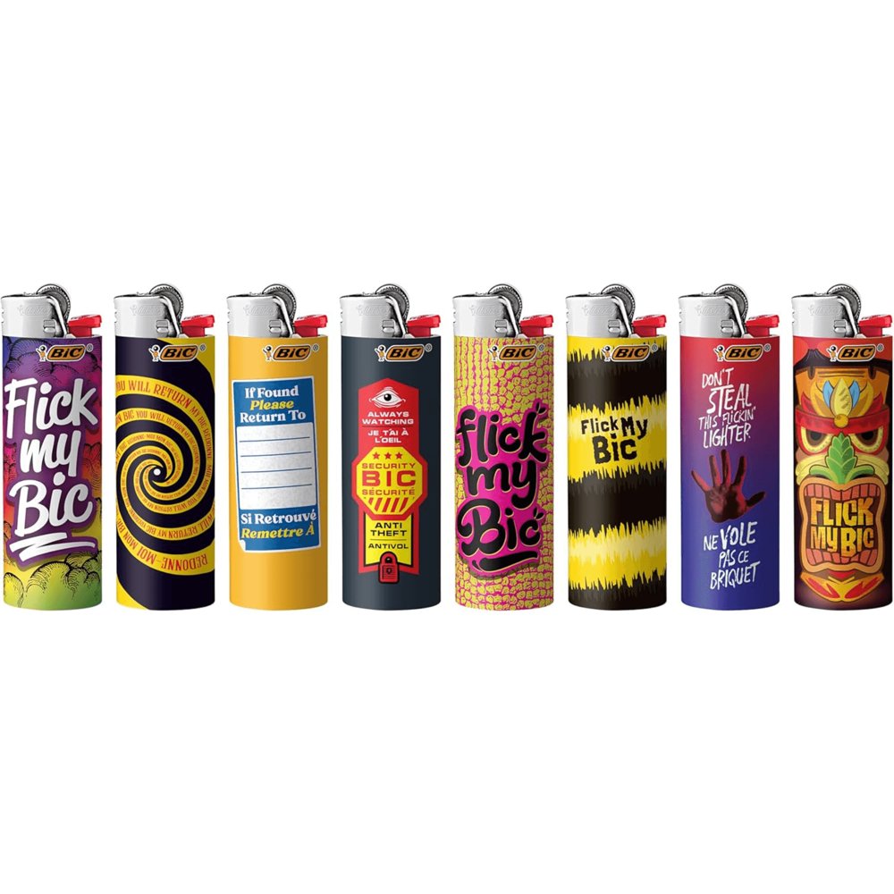 Bic Lighter Large - Flick Your Bic 50pcs