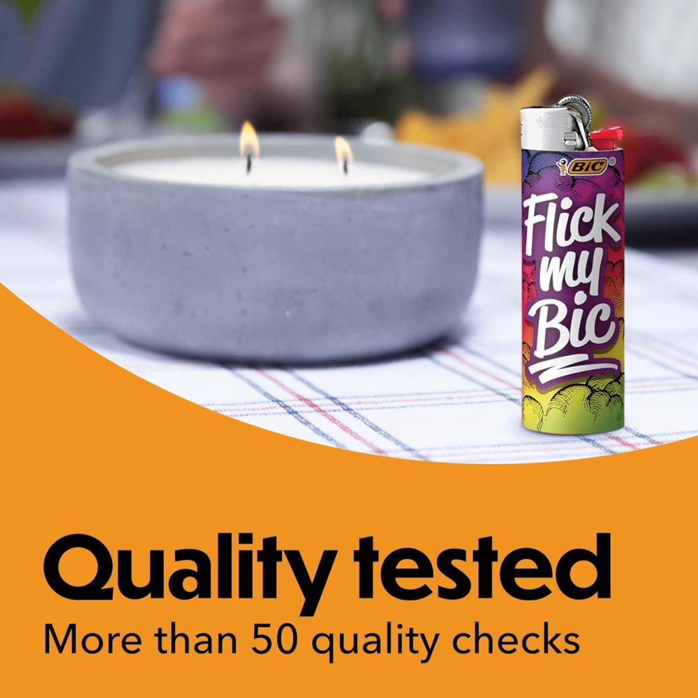 Bic Lighter Large - Flick Your Bic 50pcs