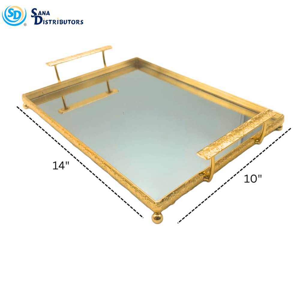 Golden Metal Tray