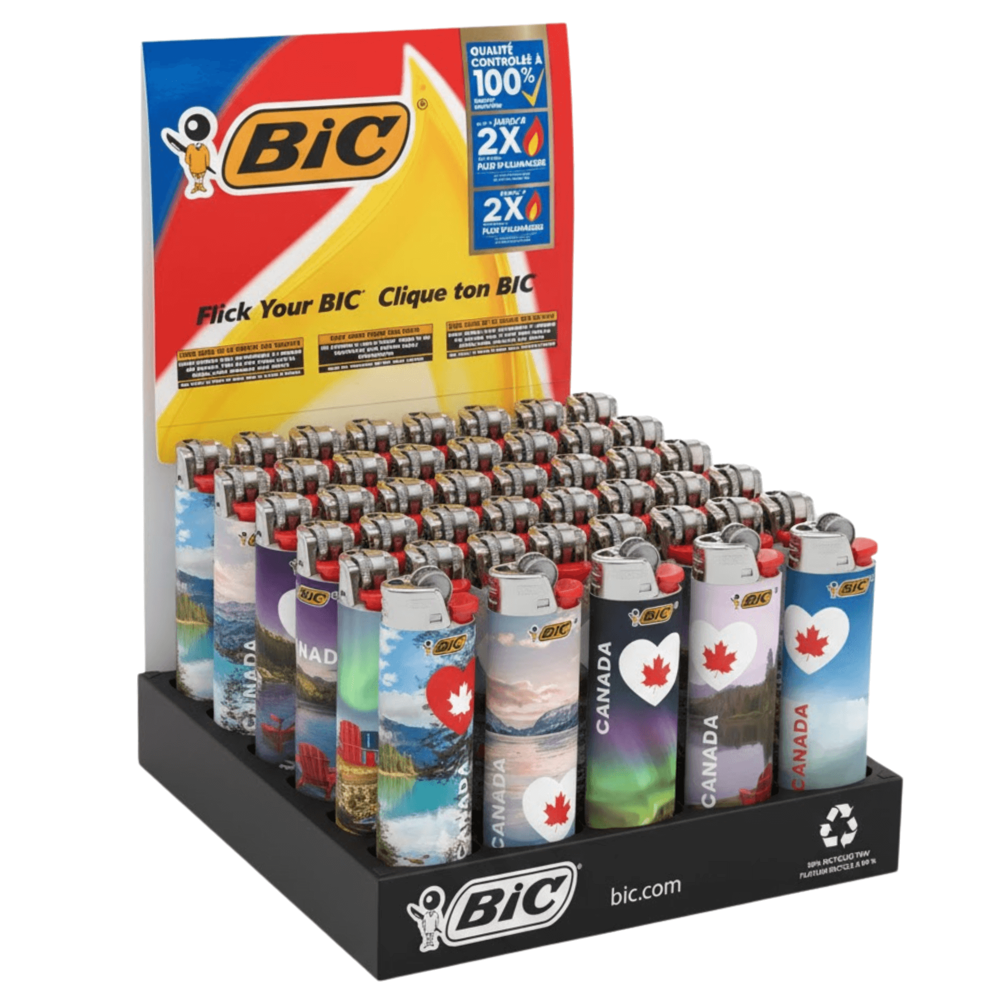 Bic Lighter Large - Love Canada 50pcs