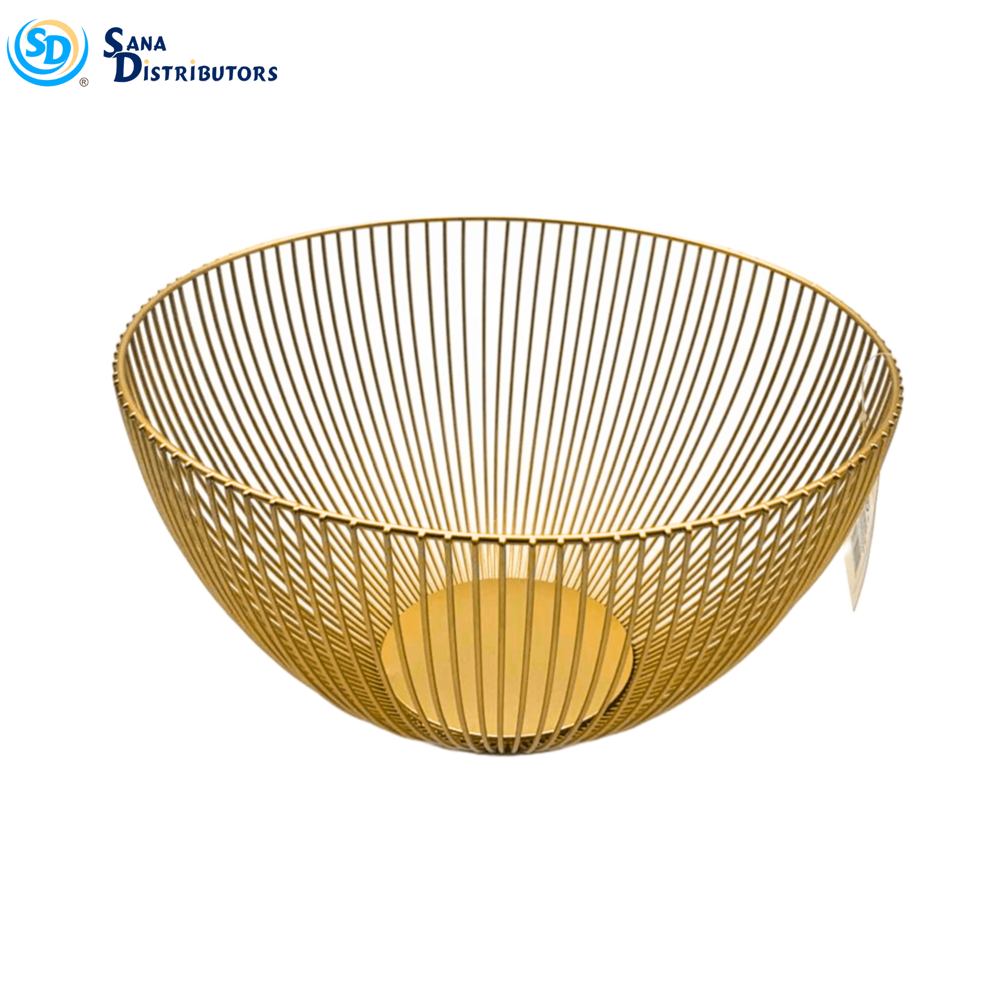 Golden Metal Basket