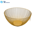 Golden Metal Basket
