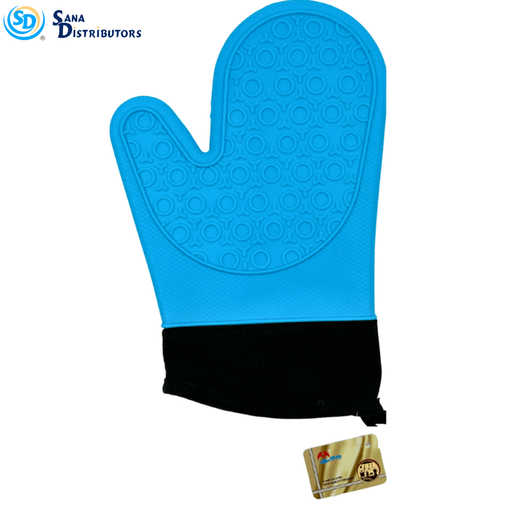 Oven Glove Silicone [11" x 6"] - Assorted Colours