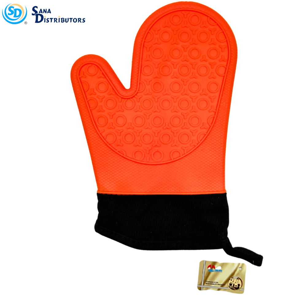 Oven Glove Silicone [11" x 6"] - Assorted Colours