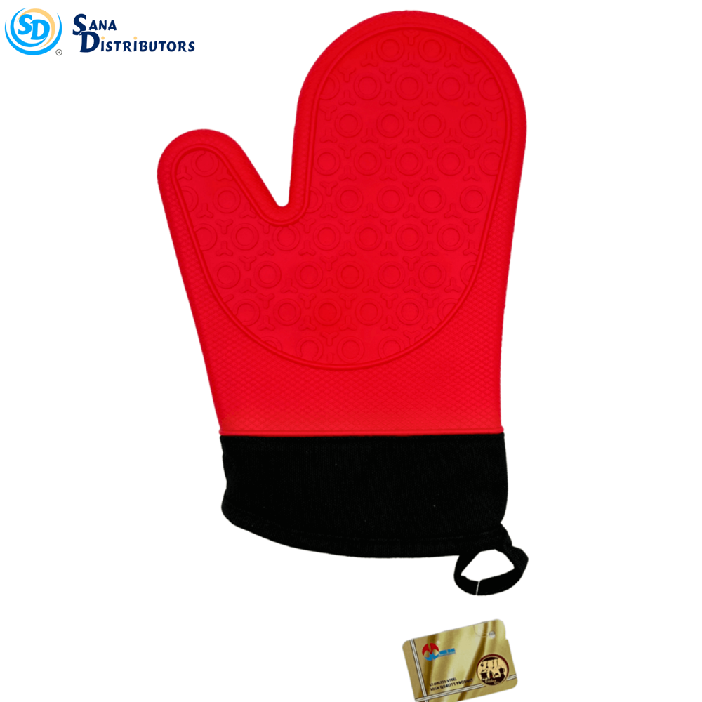 Oven Glove Silicone [11" x 6"] - Assorted Colours