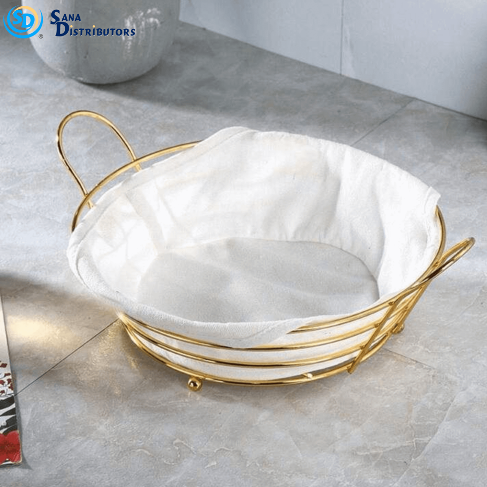 Iron Fruit Basket - Round [10" x 3"]