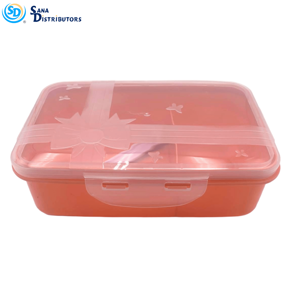 Lunch Box with Spoon - Assorted