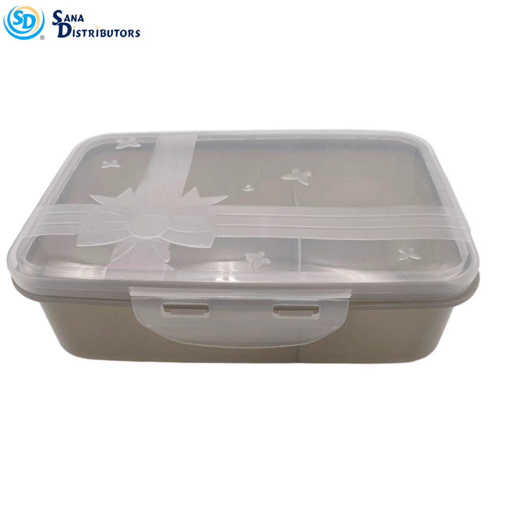 Lunch Box with Spoon - Assorted