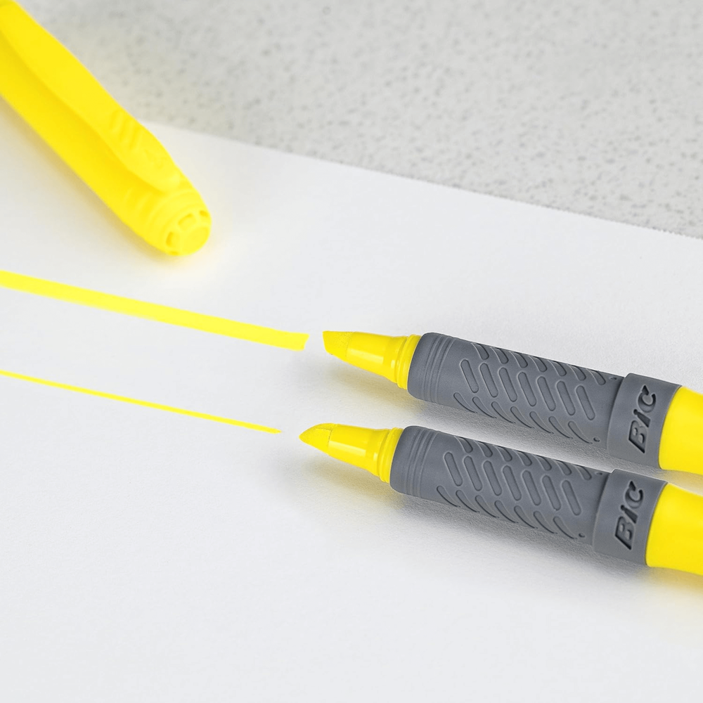 Bic Highlighter - Chisel Tip 2pcs