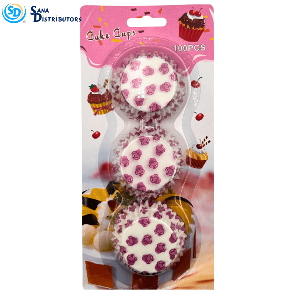 Cupcake Cups 2.36" 100pcs - Assorted Designs