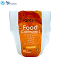 Round Plastic Food Container 10 Pack - 500 mL