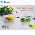 Glass Dish Bowls 6pcs [5" x 2"]